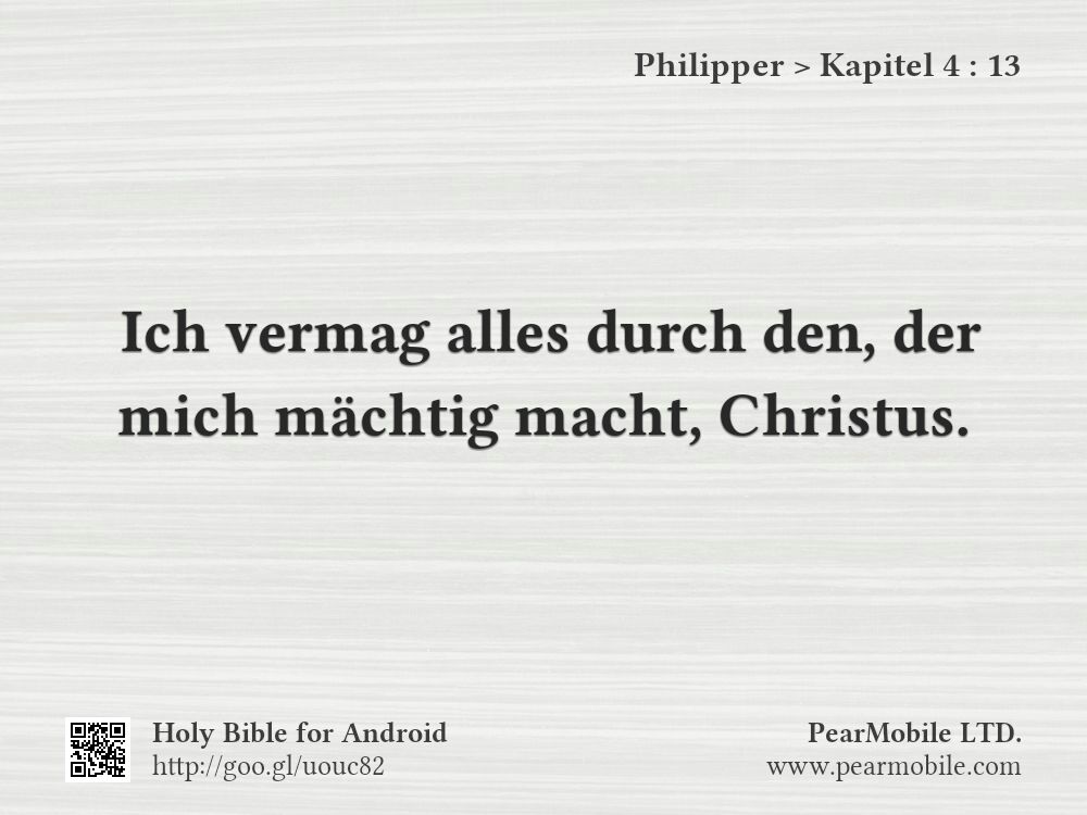 Philipper, Kapitel 4:13